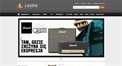 Desktop Screenshot of lauda-audio.pl